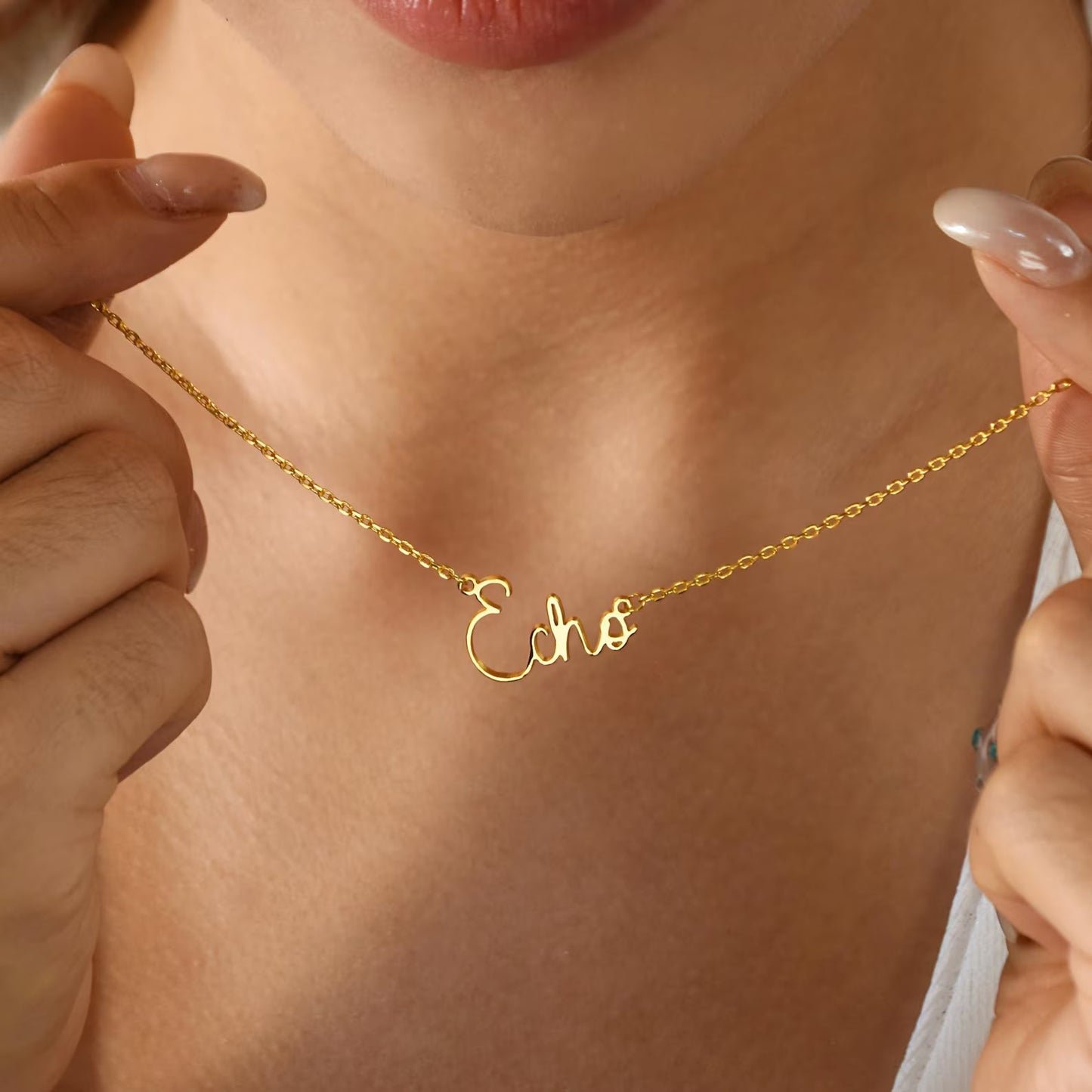 Dainty Minimalist Name Necklace